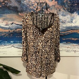 Leopard blouse